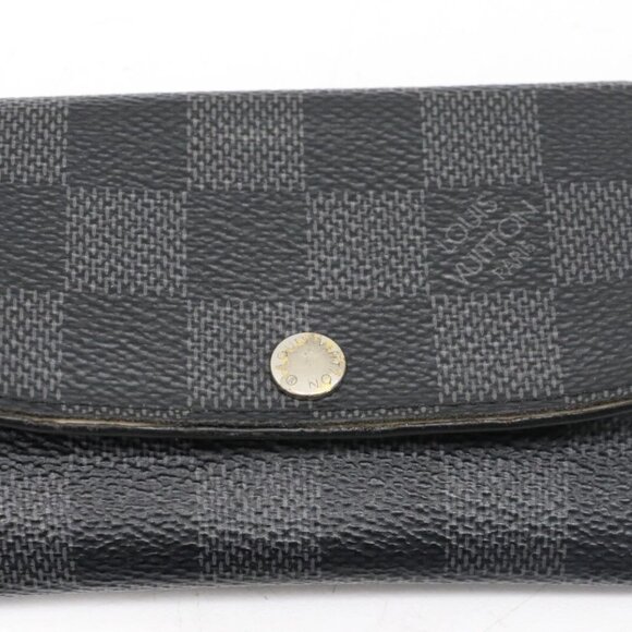 Louis Vuitton Damier Graphite 6 Key Holder Case Wallet - Picture 4 of 16